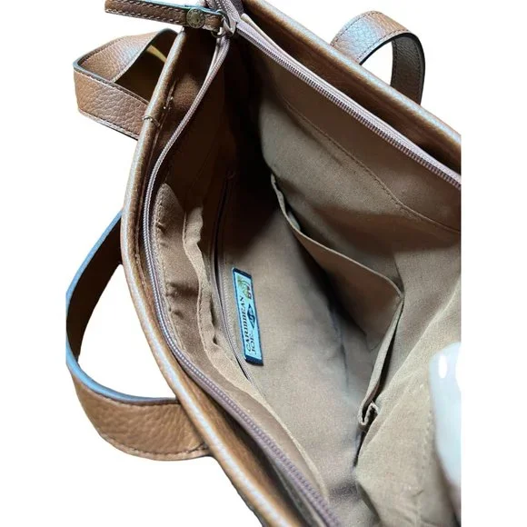 Caribbean Joe Purse Shoulder Bag Zip Closure Woven Purse - Picture 7 of 9